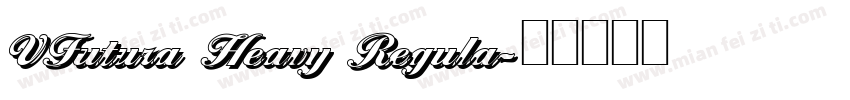 VFutura Heavy Regula字体转换